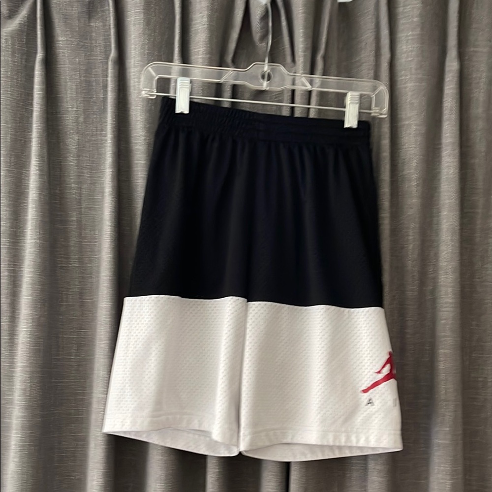 Black and White Athletic Shorts